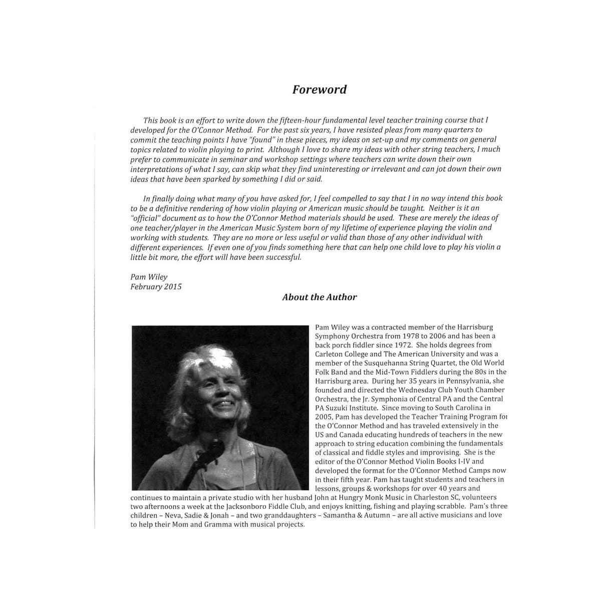 Wiley, Pam - Violin Playing in the American Music System - Teacher Guide