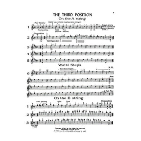 Holmes/Webber - Above the First Position - Violin solo - Carl Fischer Edition