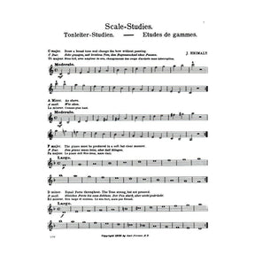 Hřímalý, Jan - Scale Studies - Violin solo - Carl Fischer Edition