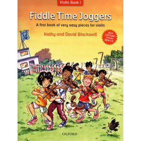 Blackwell, Kathy and David  - Fiddle Time Joggers, Book 1: A First Book of Very Easy Pieces for Violin - Book/CD - Oxford