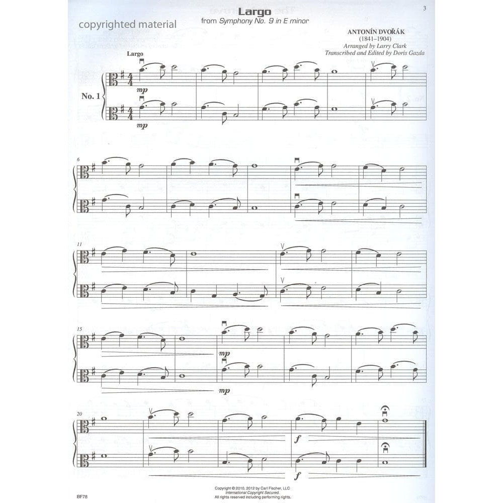 Gazda / Clark - Compatible Duets for Strings - Viola - Carl Fischer