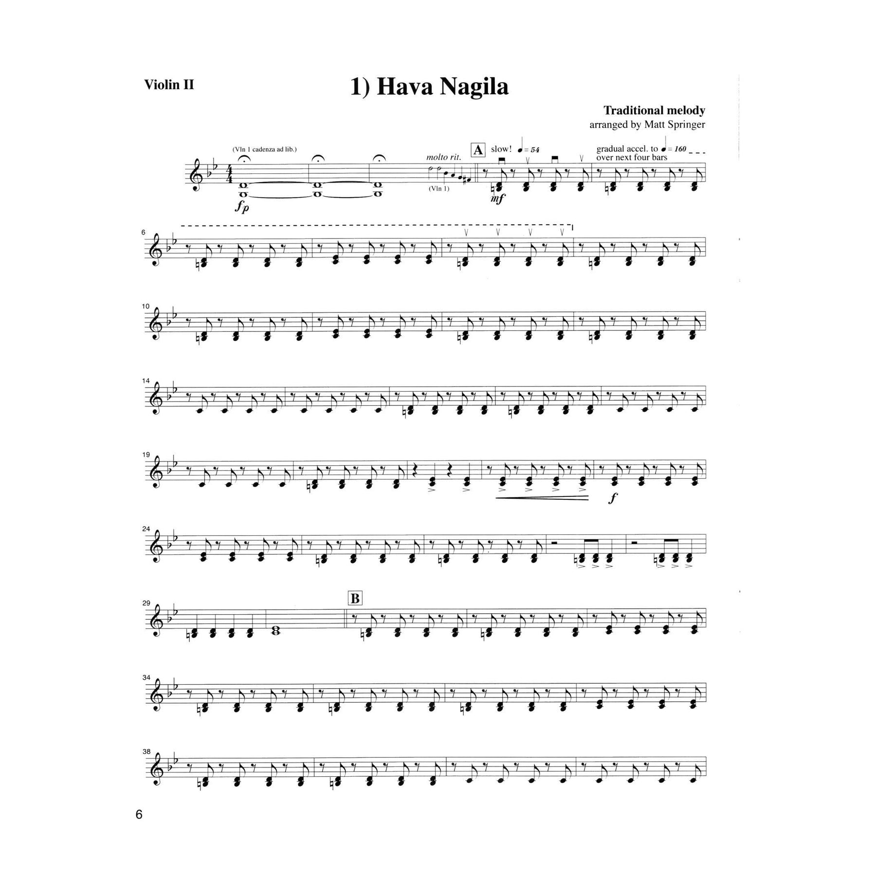 Springer, Matt - Jewish Folksong Suite for String Quartet - Khach-22