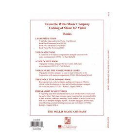 Grissen, Carl - Learn With Tunes, Book 1 (Elementary) - Violin solo - Willis Music Company
