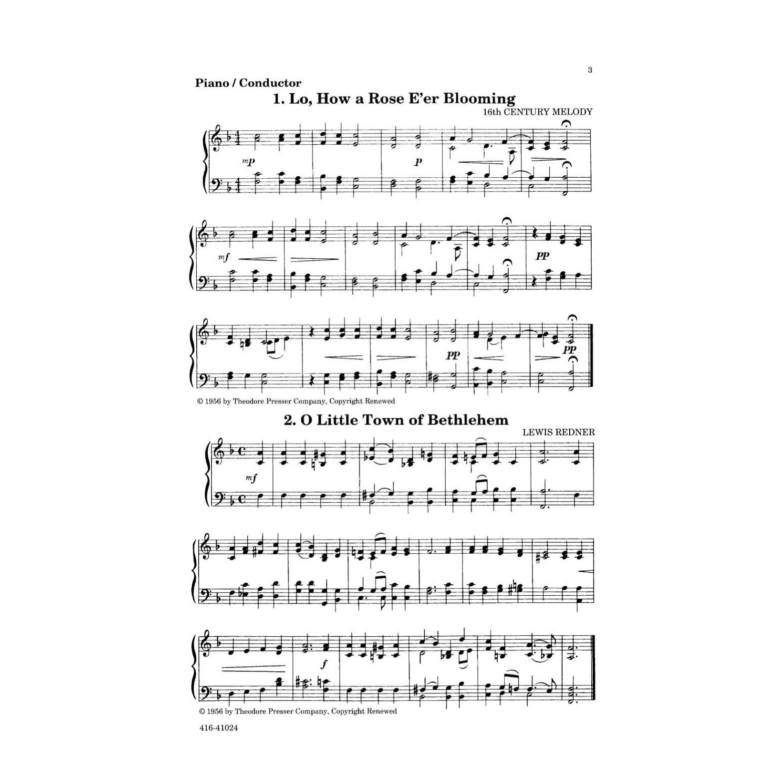 Zimmerman, Ruth L - Play a Song of Christmas, Piano Score Published by Theodore Presser Company