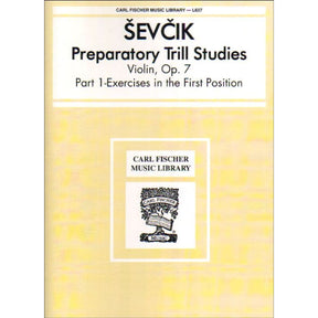 Sevcik, Otakar - Preparatory Trill Studies, Op 7, Part 1 - for Violin - Carl Fischer