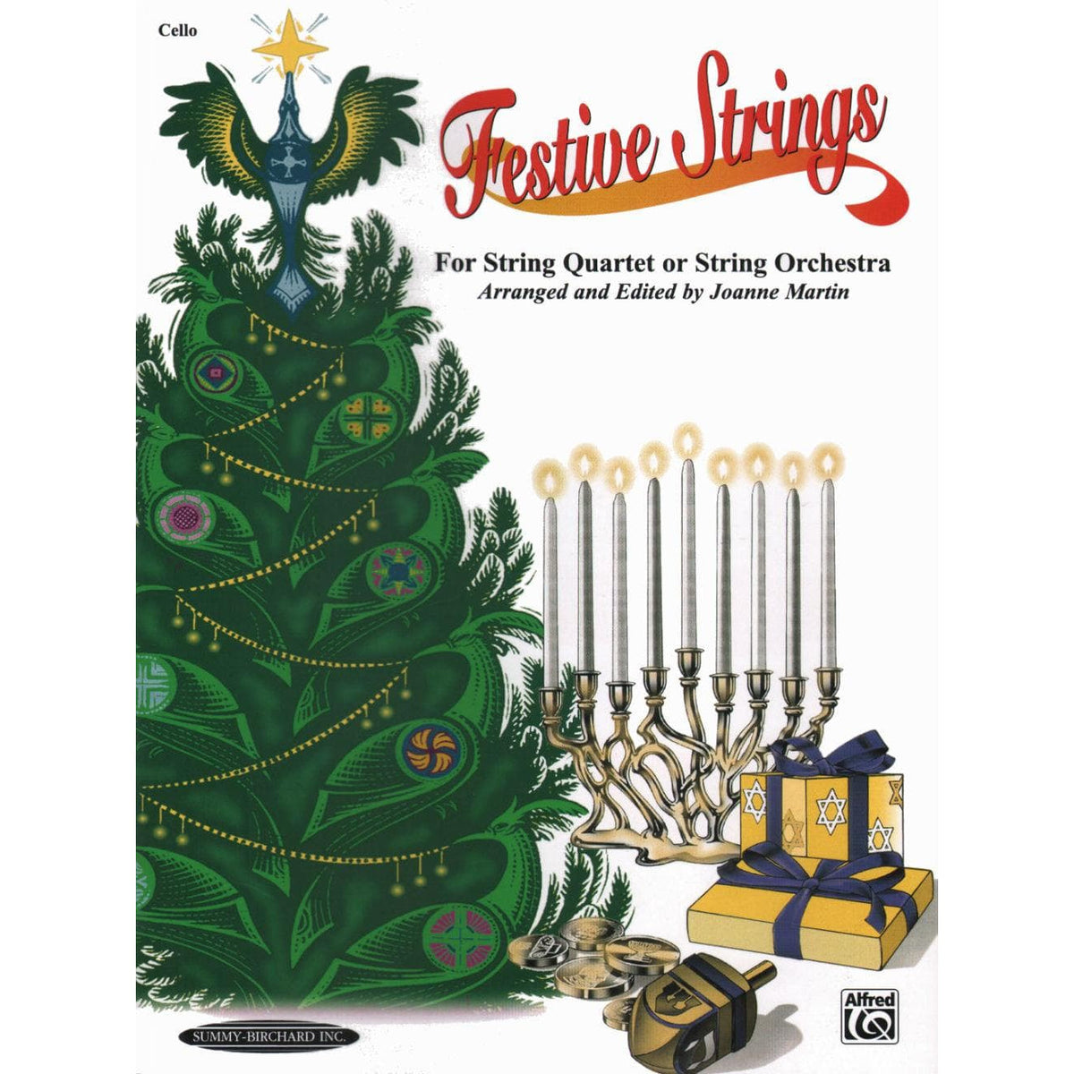 Martin, Joanne - Festive Strings for String Quartet or String Orchestra - Cello part - Alfred Music Publishing