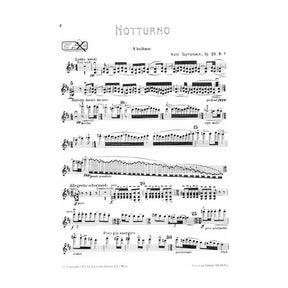 Szymanowski, Karol - Nocturne and Tarantella, Op 28 - Violin and Piano - Universal Edition