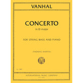 Vanhal, Johann Baptist - Concerto In D Major - for Bass and Piano - edited by Thomas Martin - International Music Company