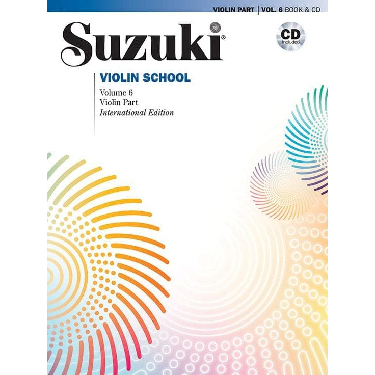 Suzuki Violin School Method Book and CD, Volume 6