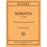 Eccles, Henry - Sonata in g minor - Double Bass and Piano - edited by Fred Zimmermann - International Edition