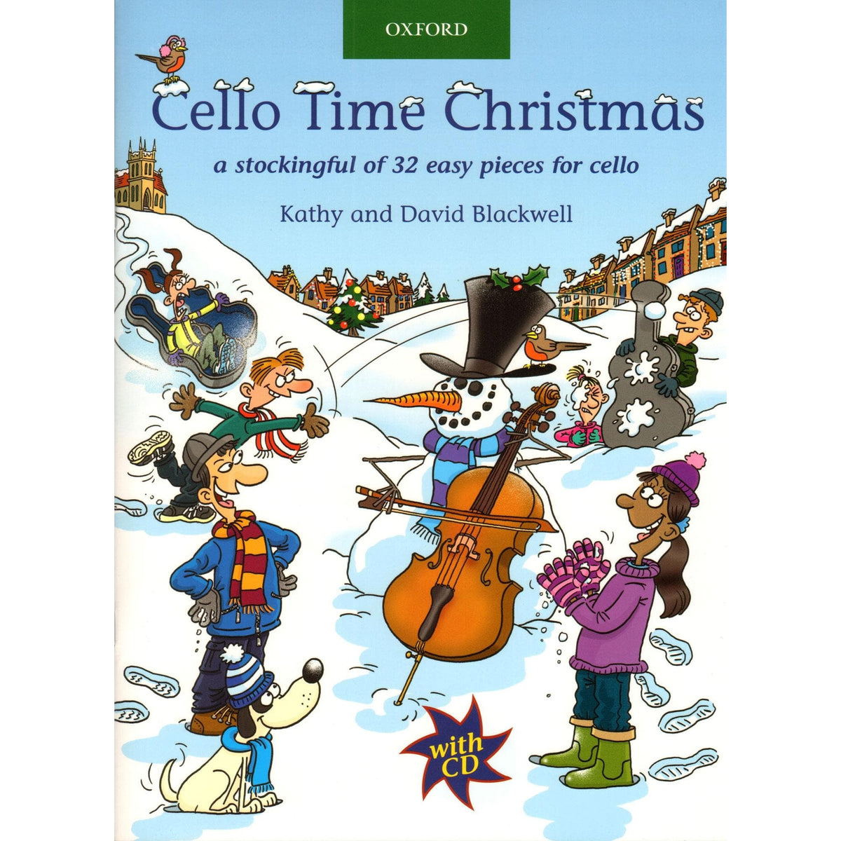 Blackwell, Kathy and David - Cello Time Christmas for Cello and Piano - Book/CD - Oxford University Press Publication