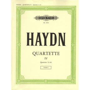 Haydn, Franz Joseph - 83 Quartets, Volume 4: 33 Quartets - String Quartet - edited by Andreas Moser and Hugo Dechert - Edition Peters