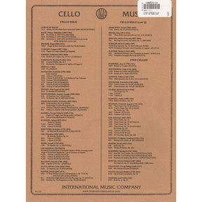 Rimsky-Korsakov, Nikolai - Flight of the Bumble Bee - for Cello and Piano - edited by Rose - International Music Company