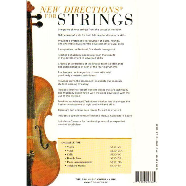 New Directions for Strings, Book 2 - Teacher's Manual - FJH Music Company