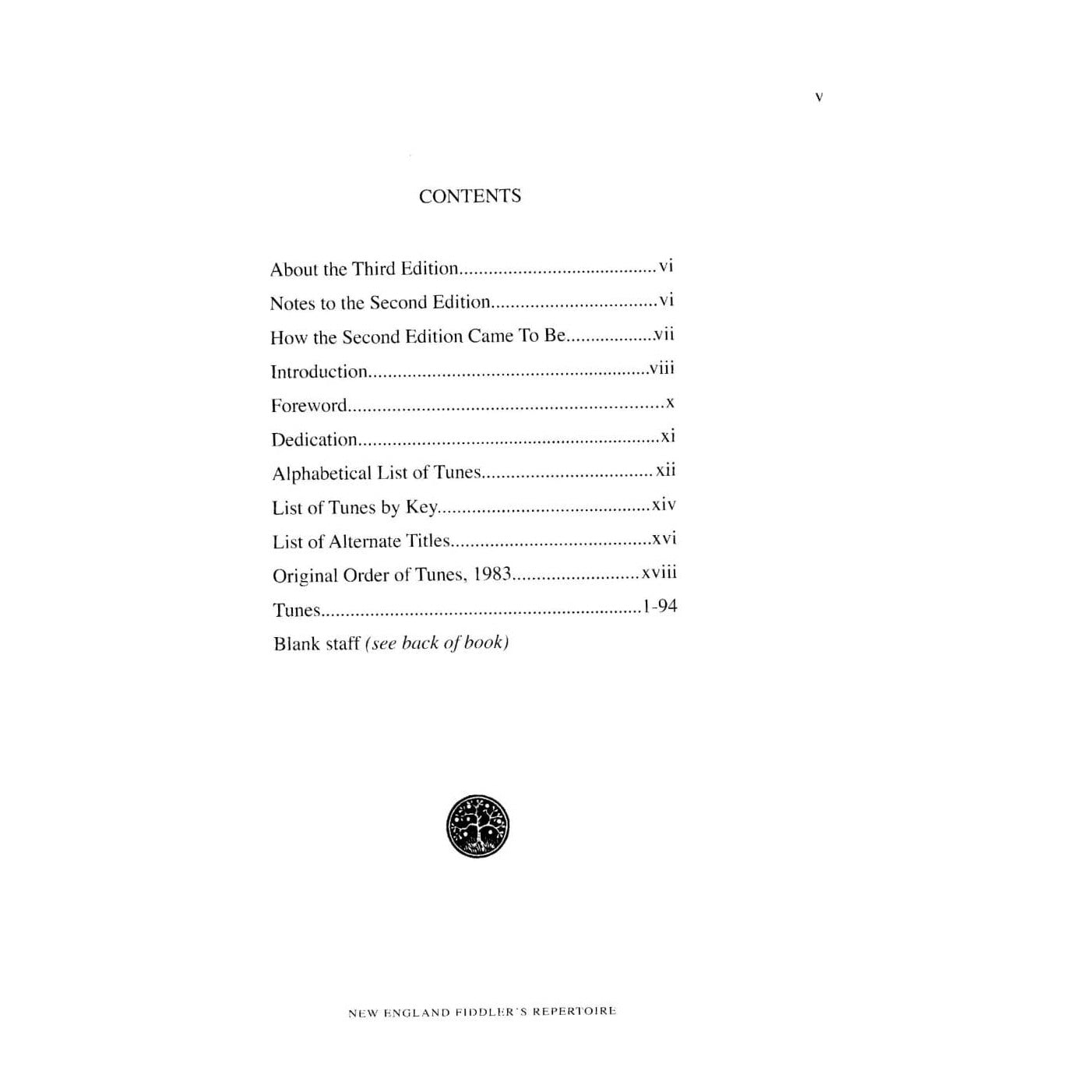 New England Fiddler's Repertoire, Fiddle/Violin Second Edition