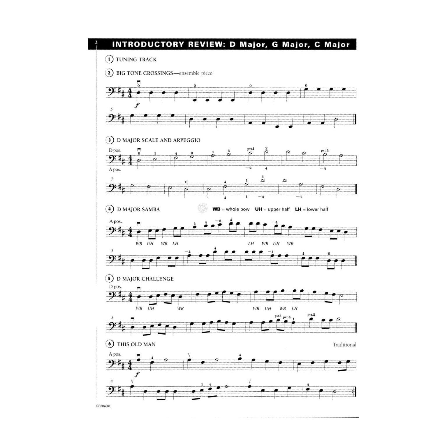 New Directions for Strings Bass - Book 2 Published by The FJH Music Company Inc