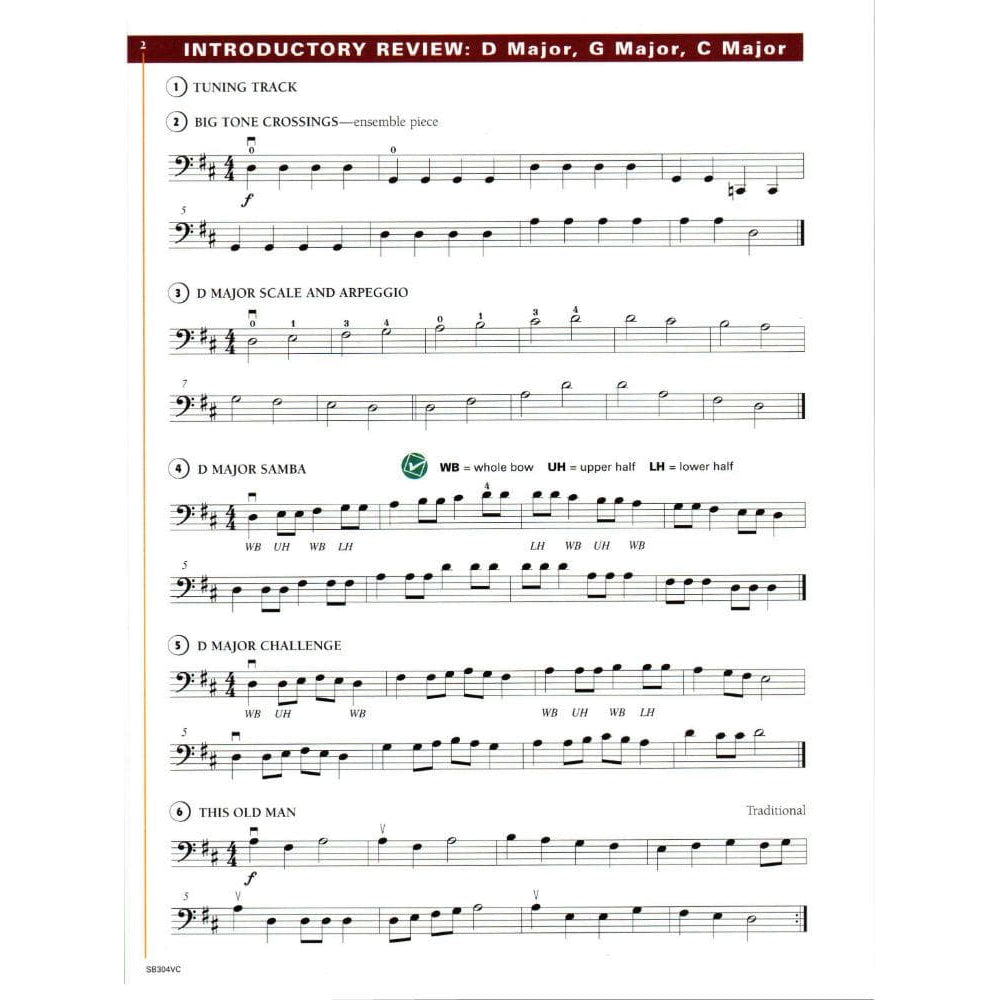 New Directions for Strings Cello - Book 2 - Published by The FJH Music Company Inc