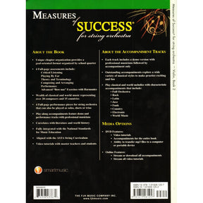 Measures of Success for String Orchestra - by Barnes, Balmages, Gruselle, Trowbridge - for Violin - Book 2 with DVD - FJH