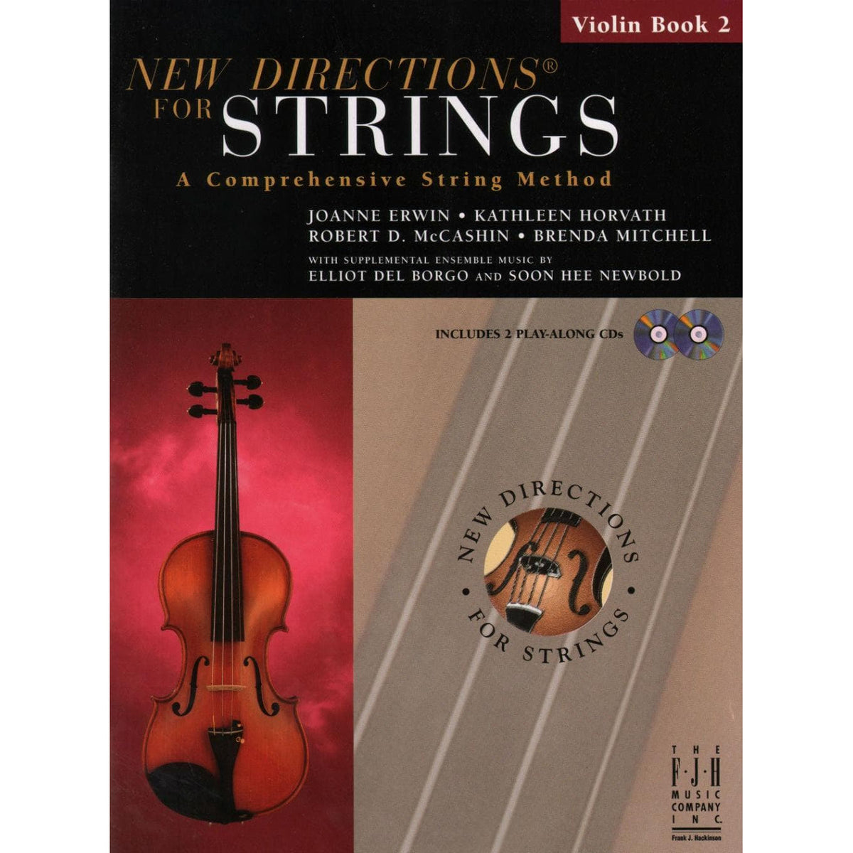 New Directions for Strings, Book 2 - Violin - 2 CDs - FJH