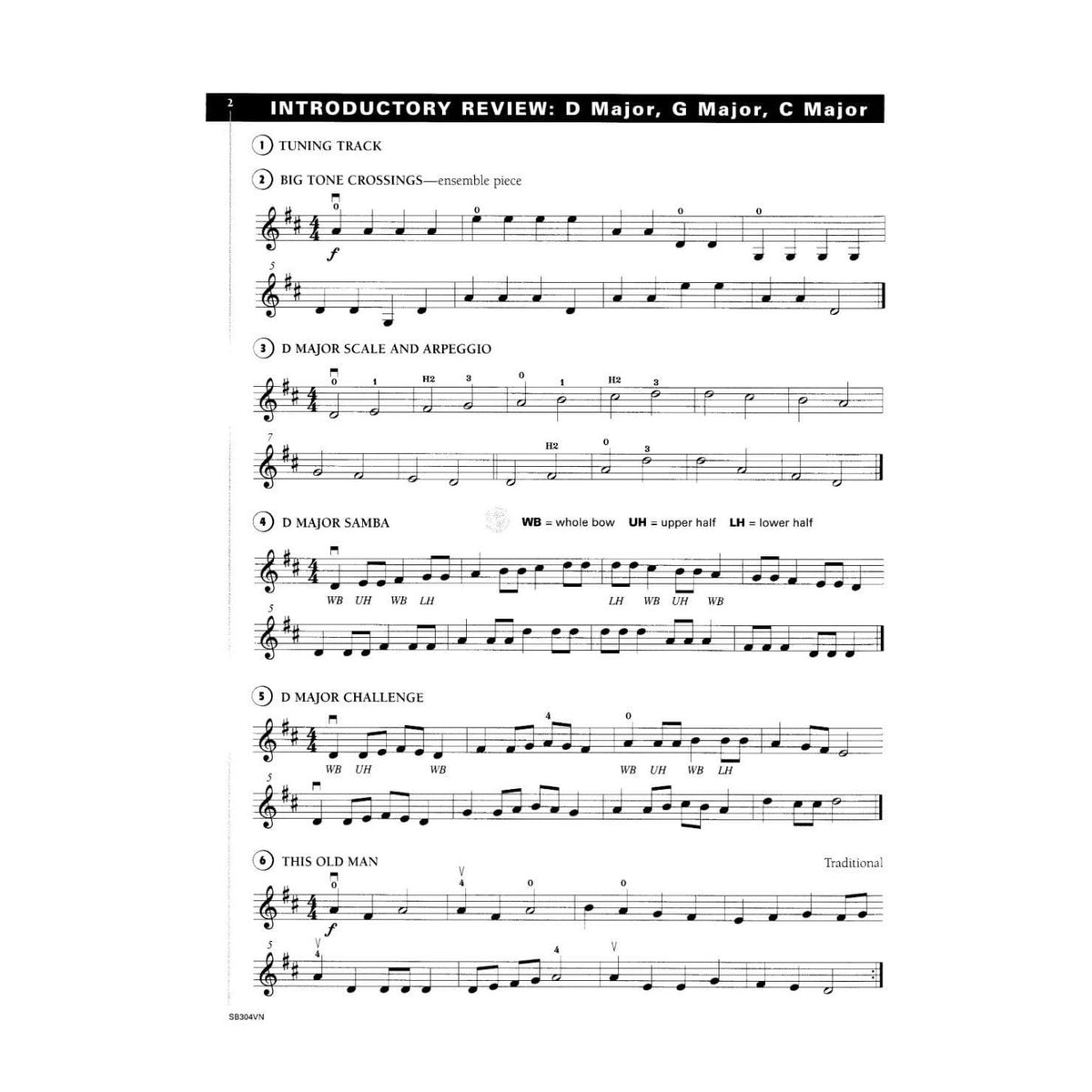 New Directions for Strings, Book 2 - Violin - 2 CDs - FJH