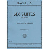 Bach, JS - 6 Cello Suites for Double Bass - Arranged by Bernat - International Edition