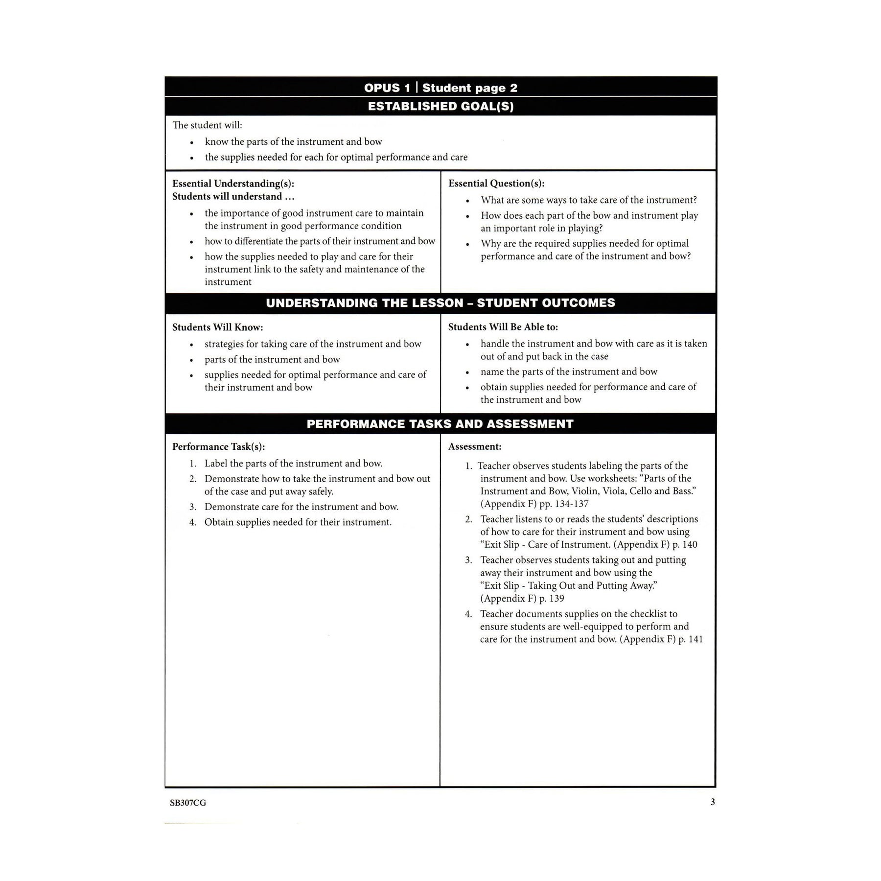 Measures of Success for String Orchestra - by Barnes, Balmages, Gruselle, Trowbridge - Curriculum Guide - Book 1 - FJH