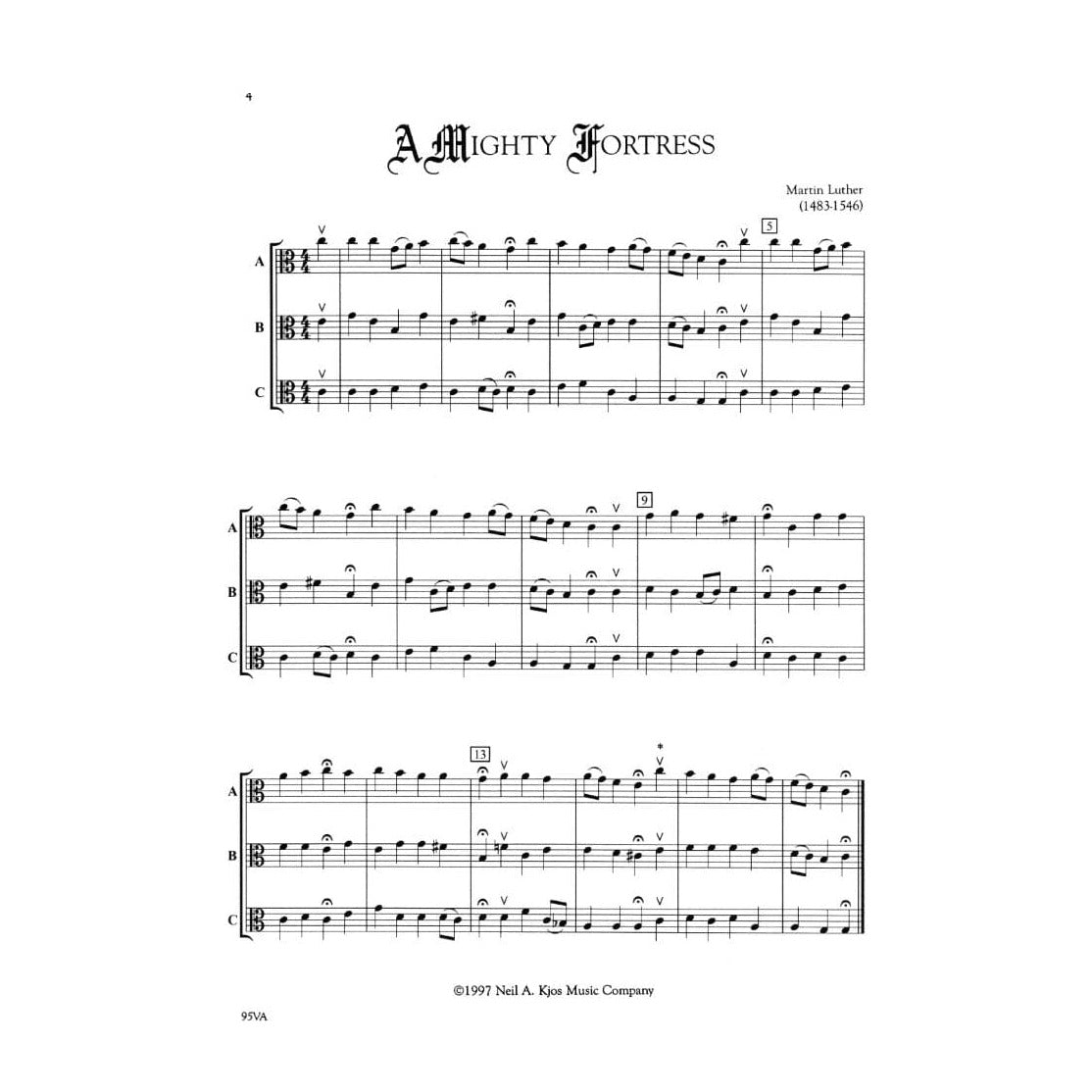 Frost, Robert S - Sacred Settings - Viola - Kjos Music Co