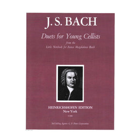 Bach, JS - Duets For Young Cellists for Two Cellos - Arranged by Wolerts - Otto Heinrich Noetzel Verlag Edition