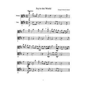 Christmas Solos for Beginning Viola, Level 1 - Viola Parts with Piano Accompaniment for Flexible Ensembles - by Craig Duncan - Mel Bay Publications
