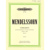 Mendelssohn, Felix - Concerto in E minor, Op 64 - Violin and Piano - edited by Carl Flesch - Edition Peters