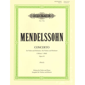 Mendelssohn   Violin Concertos.    Ｌ Mendelssohn Concerto in E minor Op 64 - Violin and Piano - Carl