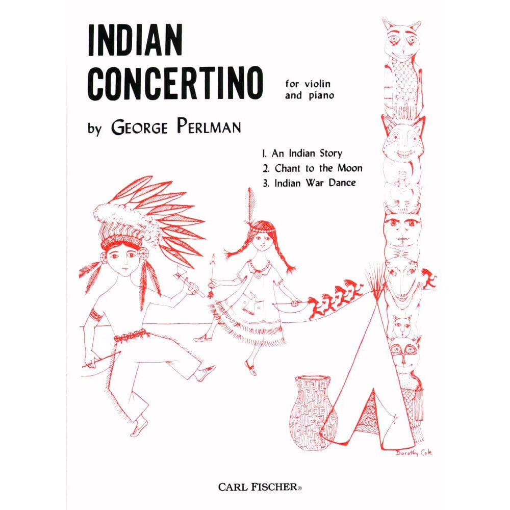 Perlman, George - Indian Concertino for Violin and piano - Carl Fischer