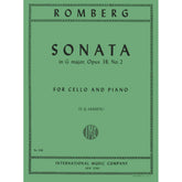 Romberg, Berngard - Cello Sonata in G Major, Op 38 No 2 - for Cello and Piano - edited by F G Jansen - International Music Company