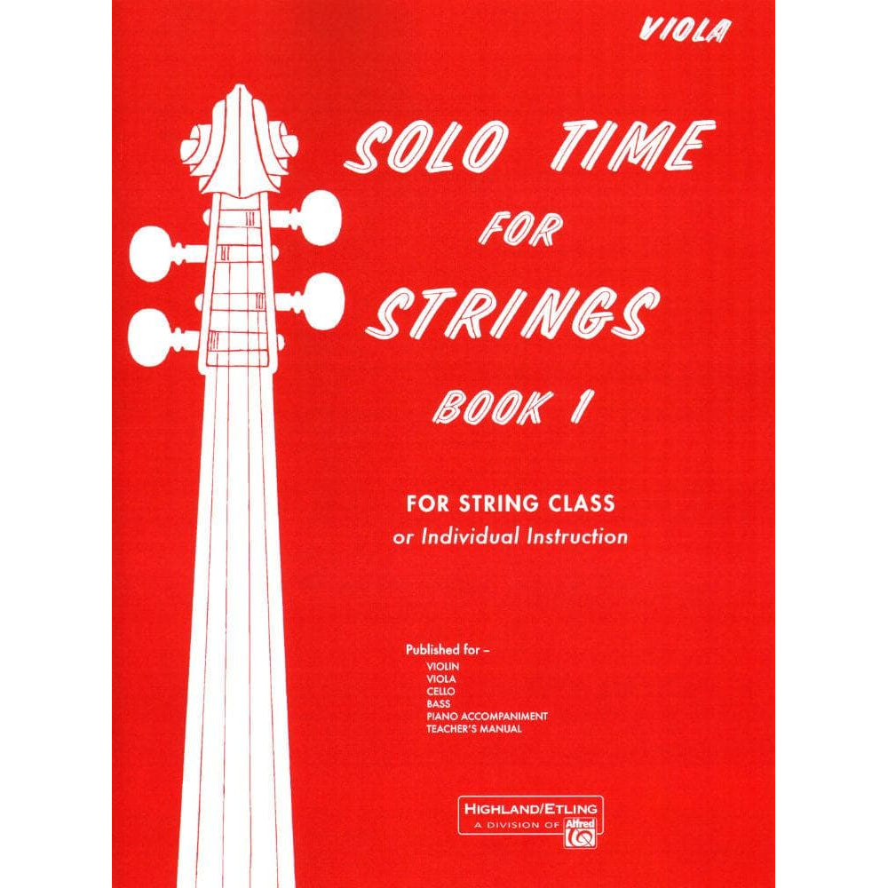 Etling, Forest - Solo Time For Strings, Book 1 - Viola - Alfred Music Publishing