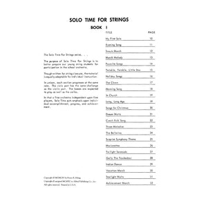 Etling, Forest - Solo Time For Strings, Book 1 - Viola - Alfred Music Publishing