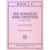 Bach, JS -  6 Sonatas and Partitas for Solo Violin, BWV 1001-1006 - edited by Joseph Hellmesberger - International Music Company