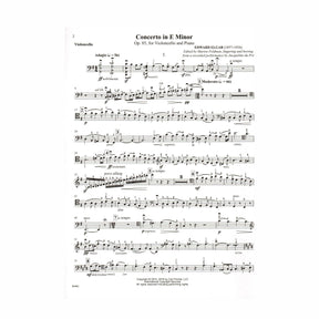 Elgar, Edward - Concerto in E Minor, Opus 85 - for Cello and Piano - Edition based on a Jacqueline du Pré performance - Carl Fischer