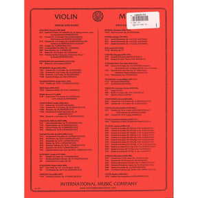 Bruch, Max - Kol Nidre, Op 47 - for Violin and Piano - edited by Josef Gingold - International Music Co