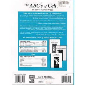 Rhoda, Janice Tucker - The ABCs of Cello for the Absolute Beginner - Cello - Carl Fischer