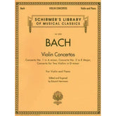 Bach, JS - Violin Concertos - for Violin and Piano - edited by Eduard Hermann - G Schirmer