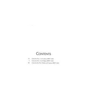 Bach, JS - Violin Concertos - for Violin and Piano - edited by Eduard Hermann - G Schirmer