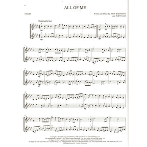 Pop Hits for Violin Duet - Hal Leonard