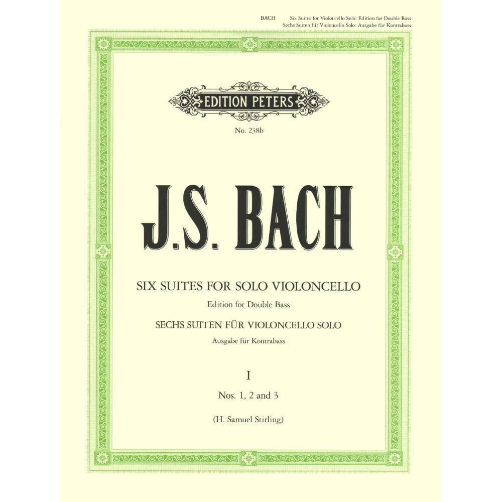 Bach, JS - Cello Suites 1-3 for Double Bass - Arranged by Sterling - Peters Edition