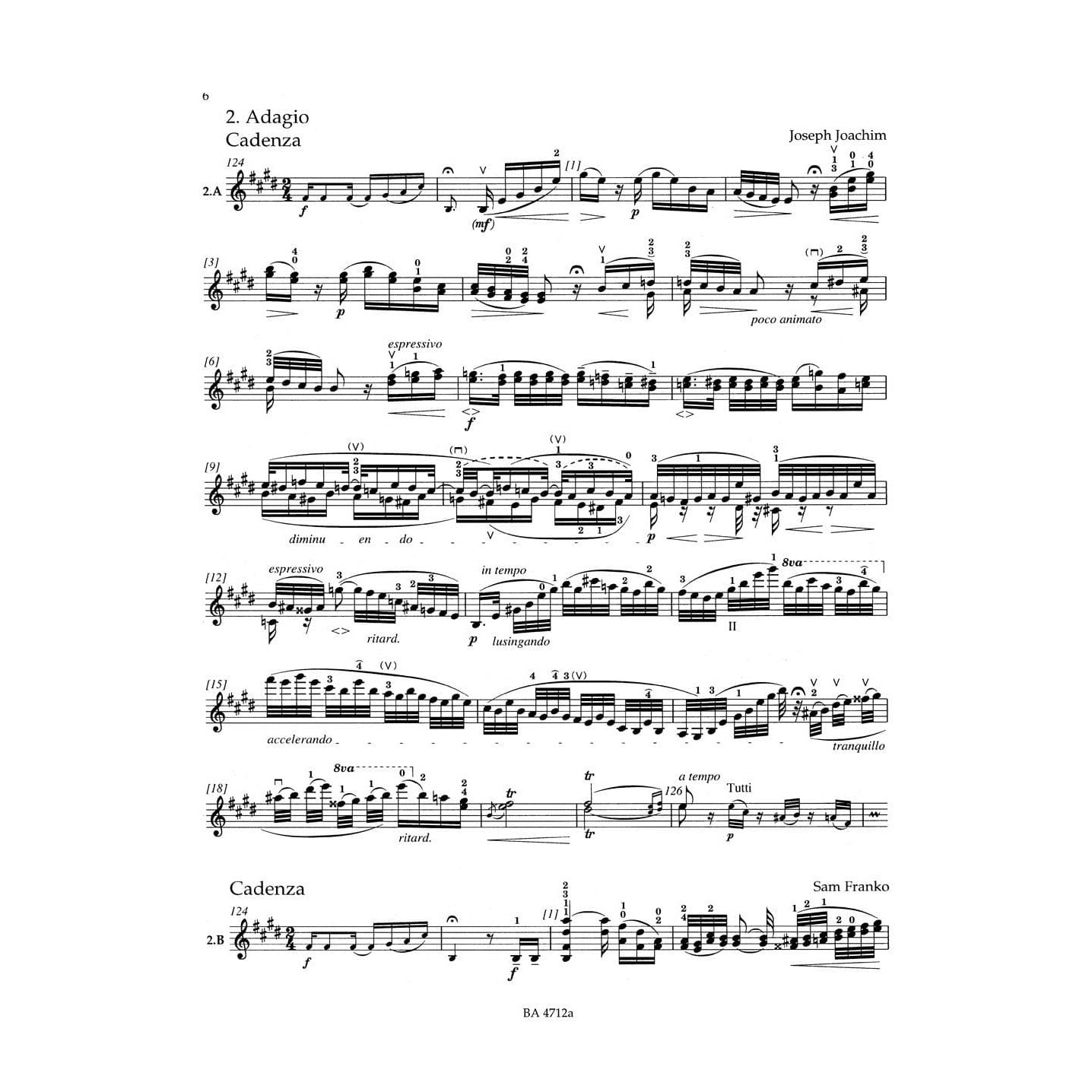 Mozart, WA - Concerto No 5 in A Major, K 219 - Violin and Piano - edited by Christoph Hellmut Mahling - Barenreiter Verlag URTEXT