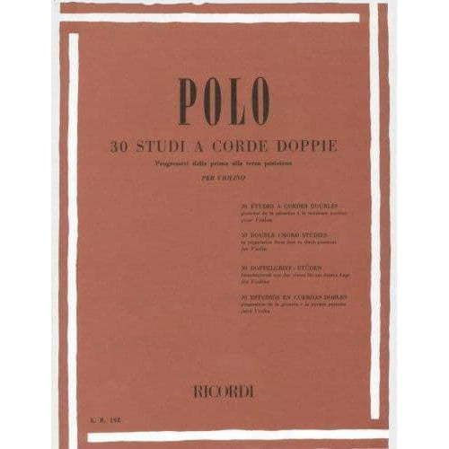 Polo, Enrico - 30 Studi a Corde Doppie - Violin - Ricordi