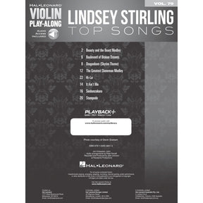 Violin Play-Along Volume 79: Lindsey Stirling Top Songs - for Violin - with Online Audio Access - Hal Leonard