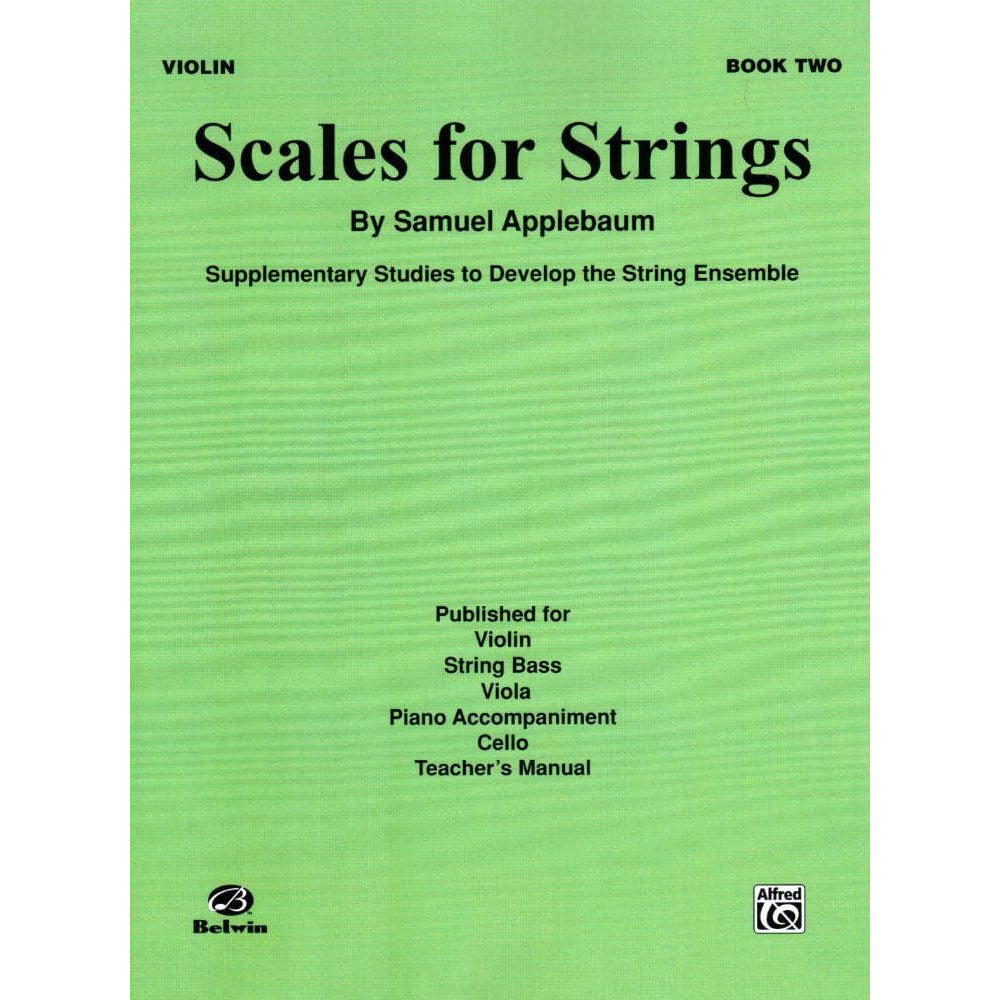 Applebaum, Samuel - Scales For Strings - Book 2 for Violin - Belwin/Mills Publication