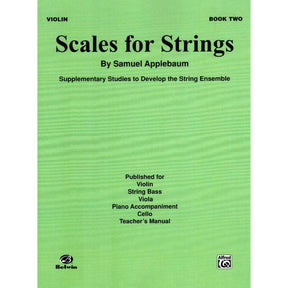 Applebaum, Samuel - Scales For Strings - Book 2 for Violin - Belwin/Mills Publication