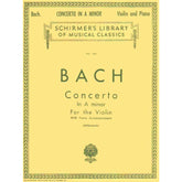 Bach, JS - Violin Concerto No 1 in A Minor, BWV 1041 - Violin and Piano - edited by Herrmann - Schirmer