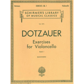 Dotzauer, J Friedrich - Exercises for Violoncello, Book 1 (Nos 1-34) - Cello solo - edited by Johannes Klingenberg - Schirmer Edition
